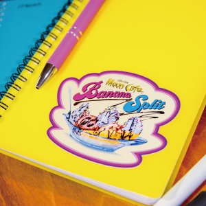 Photo: MOON Cafe Banana Split Sticker
