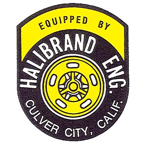 Photo: HOT ROD Sticker HALIBRAND ENG.Sticker