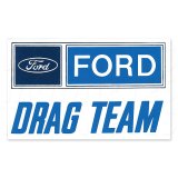 Photo: HOT ROD Sticker FORD DRAG TEAM