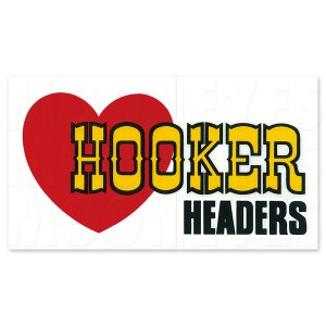 Photo: HOT ROD Sticker HOOKER HEADERS