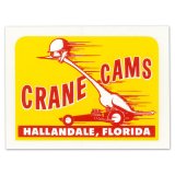 Photo: HOT ROD Sticker CRANE CAMS Sticker