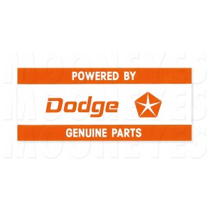 Photo: HOT ROD Sticker POWERED BY Dodge
