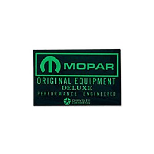 Photo: HOT ROD Sticker MOPAR ORIGINAL EQUIPMENT Sticker