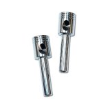 Photo: Chromed Piston Door lock Knob