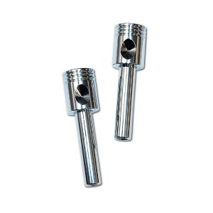 Photo: Chromed Piston Door lock Knob