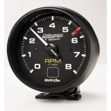 Photo: Auto Gauge 8000RPM Tachometer  Cylinder for 4/6/8 w/Shift Light