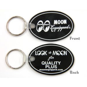 Photo: MOON Equipped Oval Rubber Key Ring