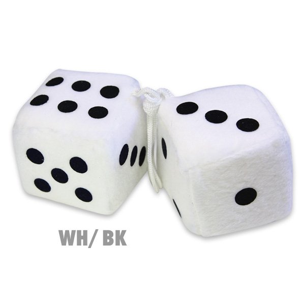 Photo3: Hanging Fuzzy Dice (3)