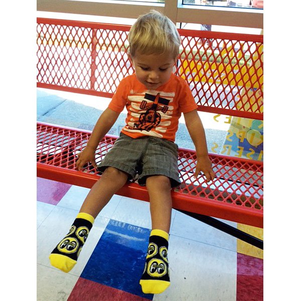 Photo3: EYEBALL Kids Ankle Socks (3)