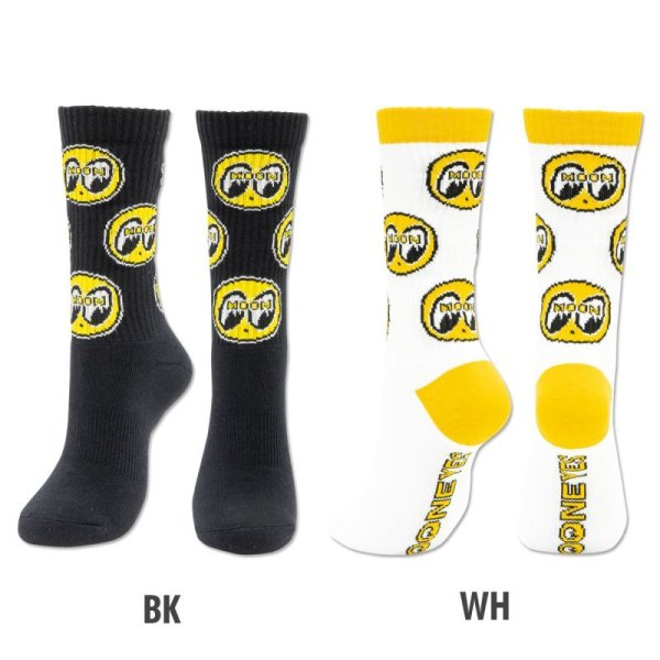 Photo2: MOONEYES Eyeballs Socks (2)