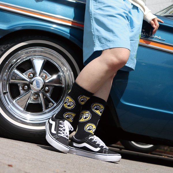 Photo1: MOONEYES Eyeballs Socks (1)