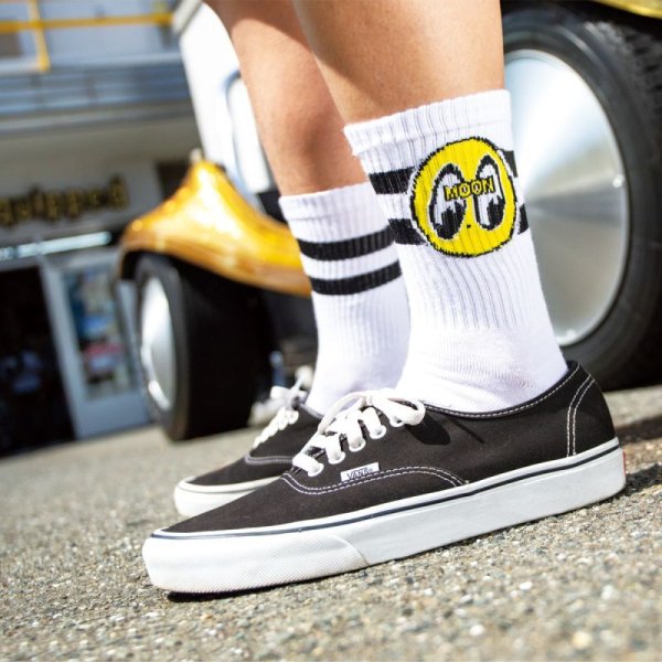 Photo1: MOONEYES Mens Eyeball Socks (1)