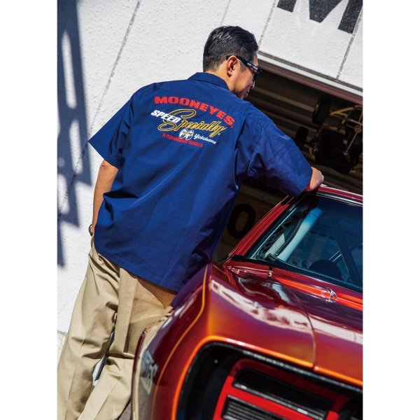 Photo2: MOON Racing Stripe Shirt (2)