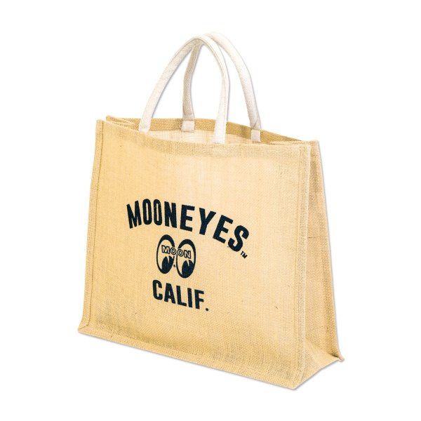 Photo2: MOON CALIF. Jute Tote Bag Large (2)