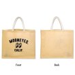 Photo3: MOON CALIF. Jute Tote Bag Large (3)