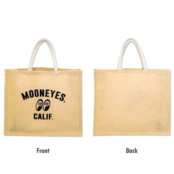 Photo3: MOON CALIF. Jute Tote Bag Large (3)