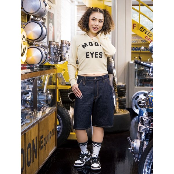 Photo4: MOON Painter Half Pants (4)