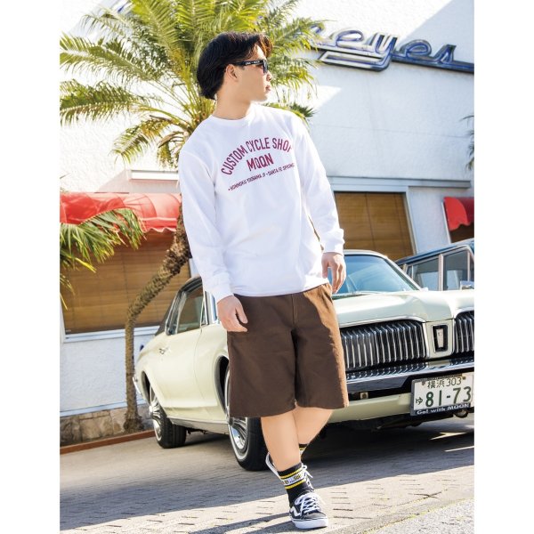 Photo2: MOON Painter Half Pants (2)