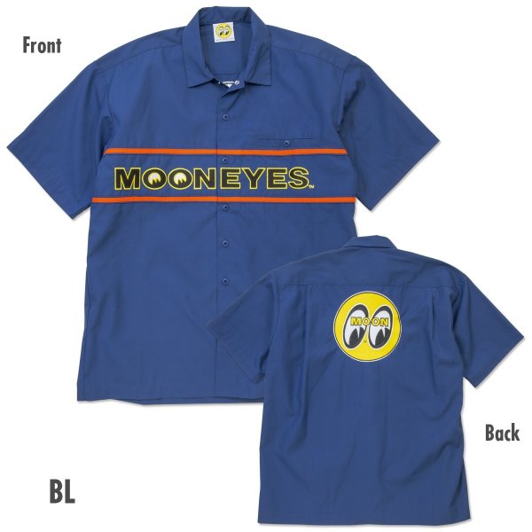 Photo7: MOON Line Panel Work Shirt (7)