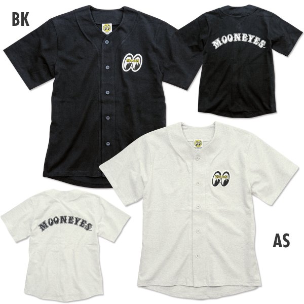 Photo1: MOON Baseball Shirt (1)