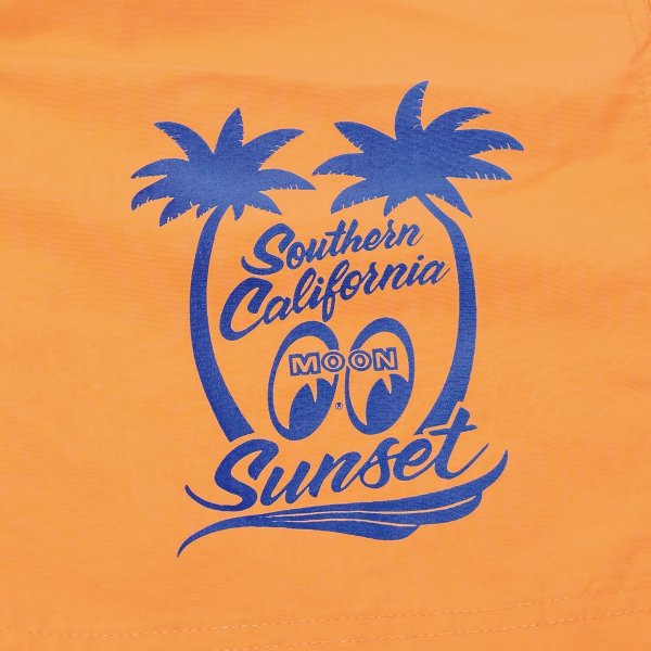 Photo6: MOON Palm Tree Nylon Short Pants (6)