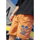 Photo: MOON Palm Tree Nylon Short Pants