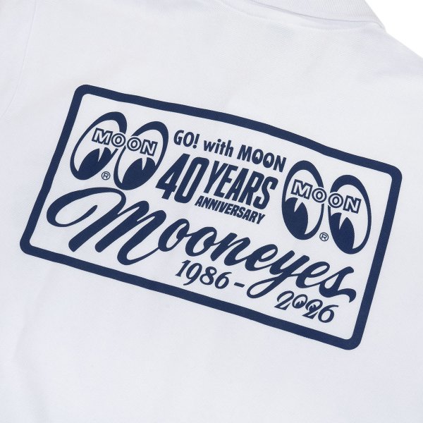 Photo7: MOON 40th Anniv. Plaque Design Polo Shirt (7)