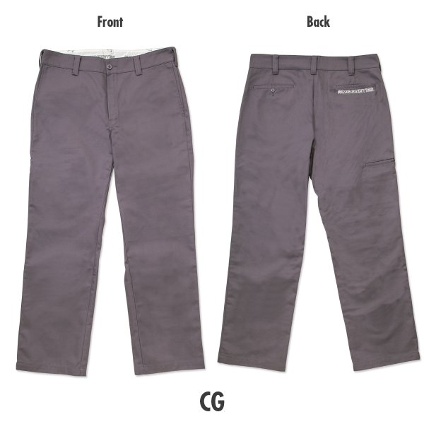 Photo8: MOON Fold-over Waist Work Pants (8)