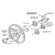Photo2: Grant Steering wheel boss kit adapter  Parts Number GB3000 - GB4000 (2)