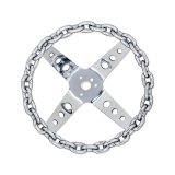 Photo: Chain 4 Spoke 11" Chrome Steering Wheel