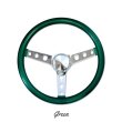 Photo9: MOONEYES ORIGINAL California Metal Flake Steering Wheels 3-Holes 34cm(13.5") (9)