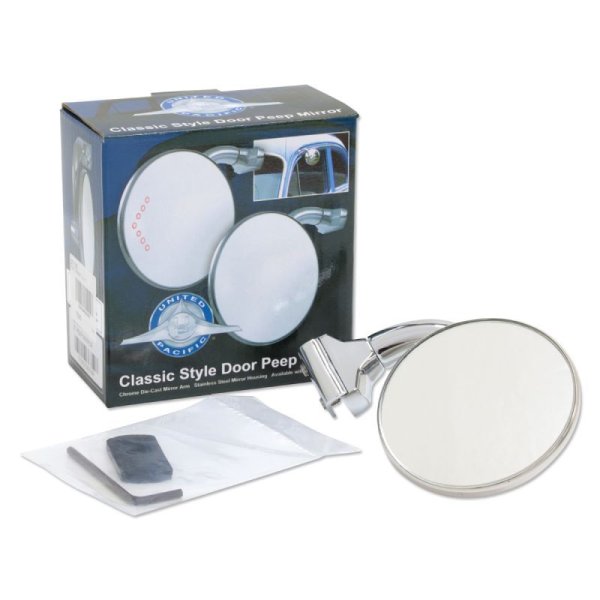 Photo1: Peep Mirror Angle Arm Mirror surface Diameter 75mm (1)