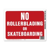 Photo: NO ROLLERBLADING or SKATEBOARDING