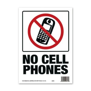 Photo: NO CELL PHONES