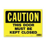 Photo: CAUTION THIS DOOR MUST BE CLOSED