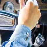 Photo: MOONEYES Barefoot Hat Pin