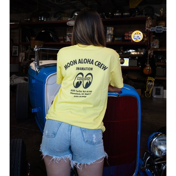 Photo5: in4mation x MOON Aloha Crew T-shirt (5)