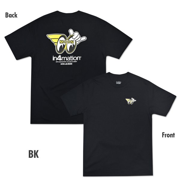 Photo2: in4mation x MOONEYES Express T-shirt (2)