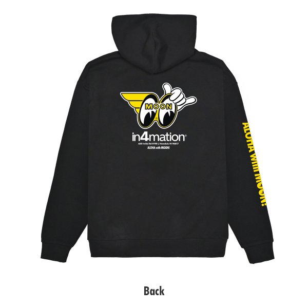 Photo3: in4mation x MOONEYES Express Pullover Hoodie (3)