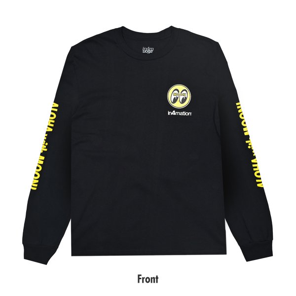 Photo3: in4mation x MOONEYES Respect Locals Long Sleeve T-shirt (3)