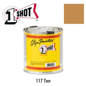 Photo: Tan 117 - 1 Shot Paint Lettering Enamels 237ml
