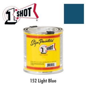 Photo: Light Blue 152 - 1 Shot Paint Lettering Enamels 237ml