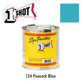 Photo: Peacock Blue 154 - 1 Shot Paint Lettering Enamels 237ml