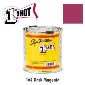 Photo: Dark Magenta 164  - 1 Shot Paint Lettering Enamels 237ml