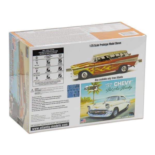 Photo2: 1/25 '57 Chevy Nomad 2 Door Station Wagon Plastic Model Kit (2)