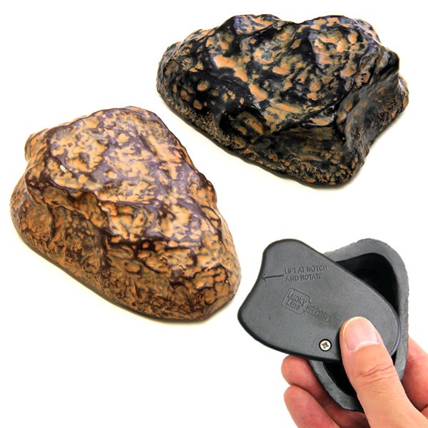 Photo1: Lucky Line Rock Key Hider (1)
