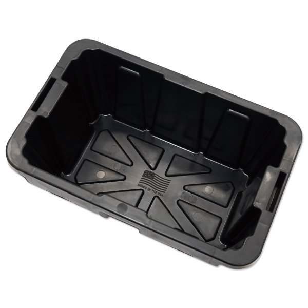 Photo2: Tool Box Black Bin with Yellow Lid (2)