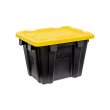 Photo1: Tool Box Black Bin with Yellow Lid 2.3L (2.5 QT) (1)