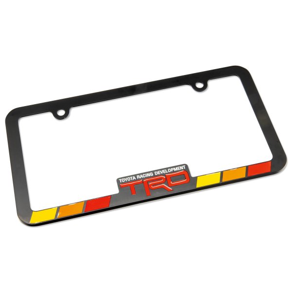 Photo4: TOYOTA RACING DEVELOPMENT Retro License Plate Frame (US Size) (4)