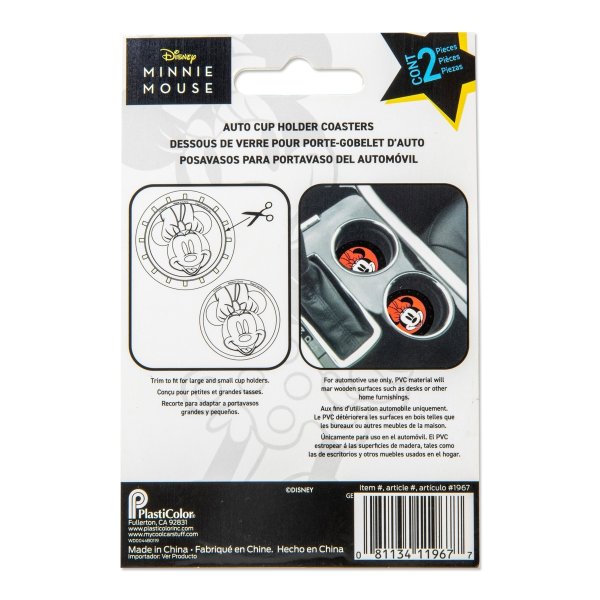 Photo3: Minnie Mouse Coasters (Set of two) (3)